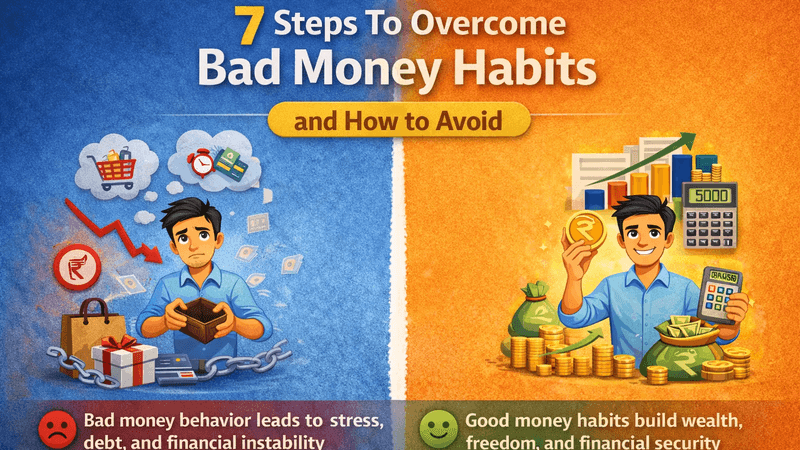 Featured image for: 7 Steps To Overcome Bad Money Habits and How to Avoid