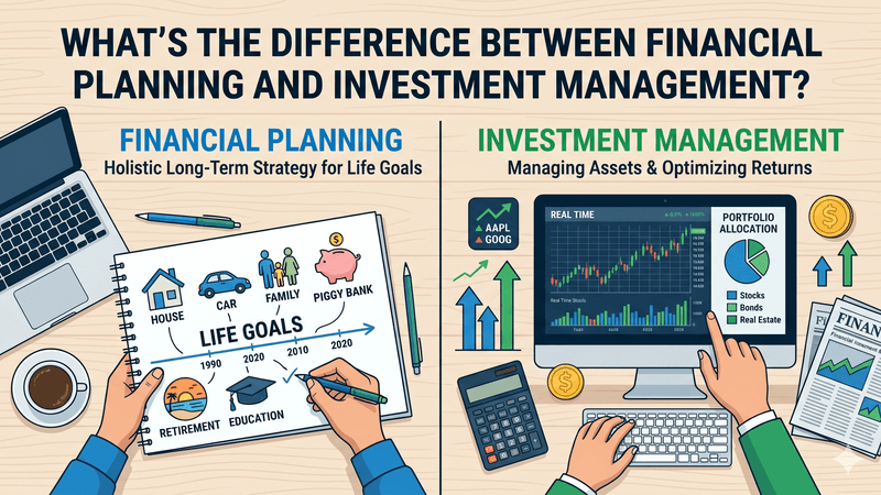 Featured image for: What’s The Difference Between Financial Planning and Investment Management?